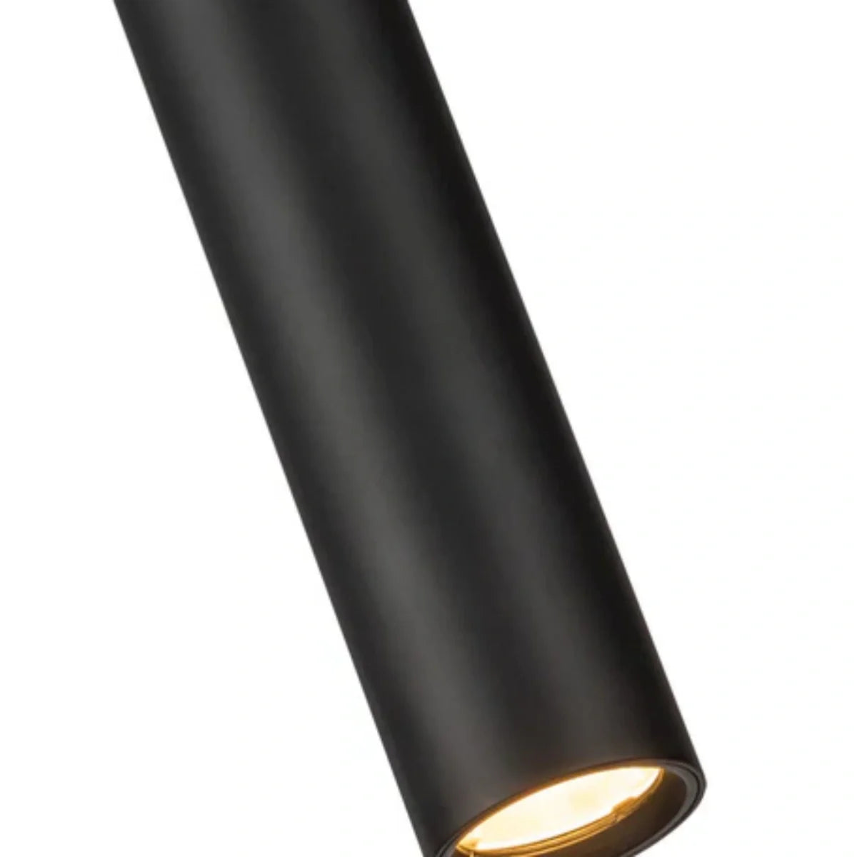 Modern Linear Ceiling Light Black Metal Lamp for Living Room