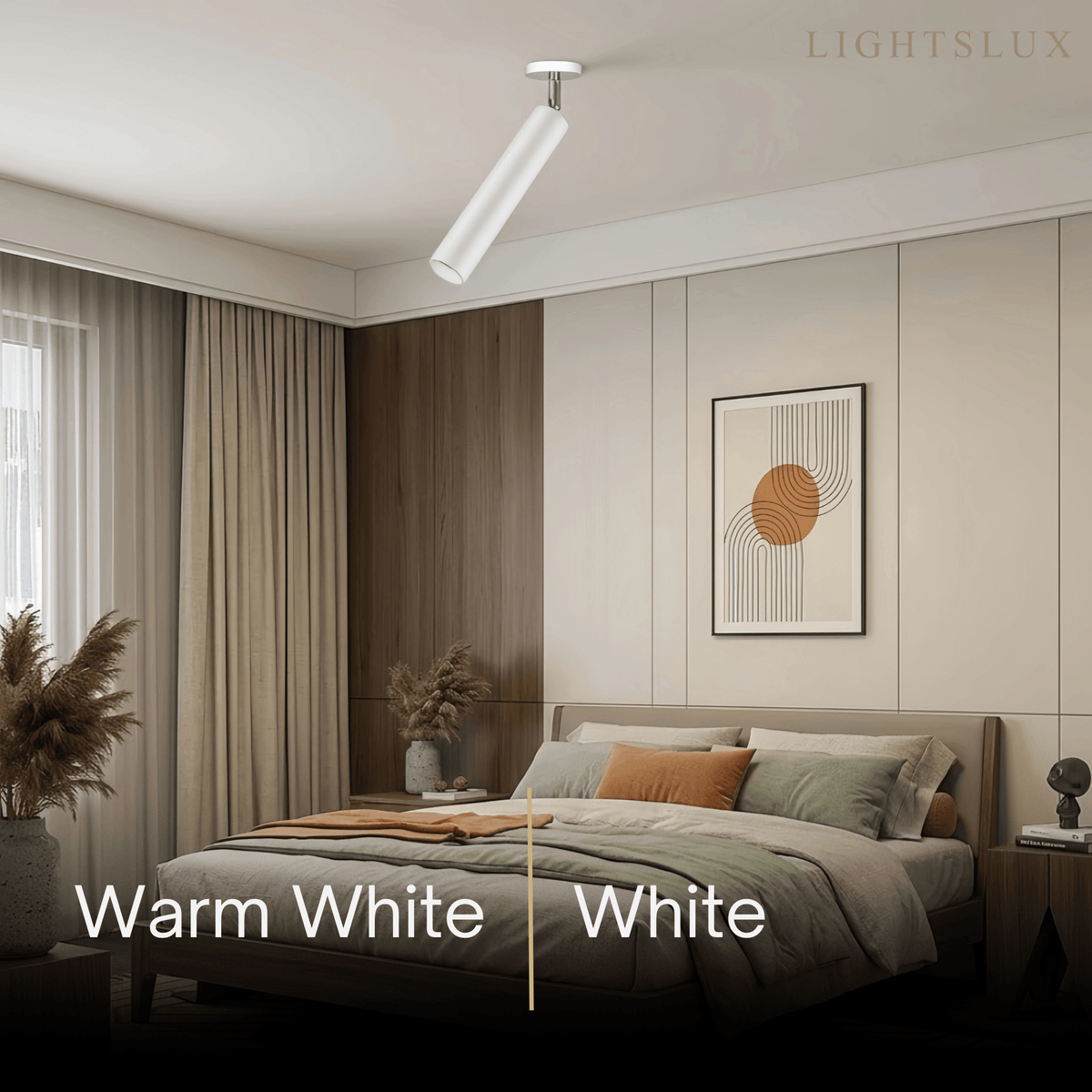 Modern Linear Ceiling Light Black Metal Lamp for Living Room
