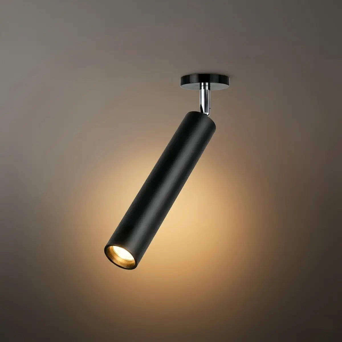 Modern Linear Ceiling Light Black Metal Lamp for Living Room
