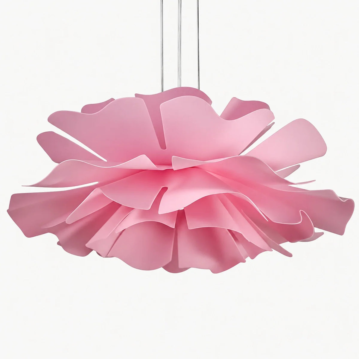 Suspension moderne pour plafond en acrylique en forme de fleur de lotus