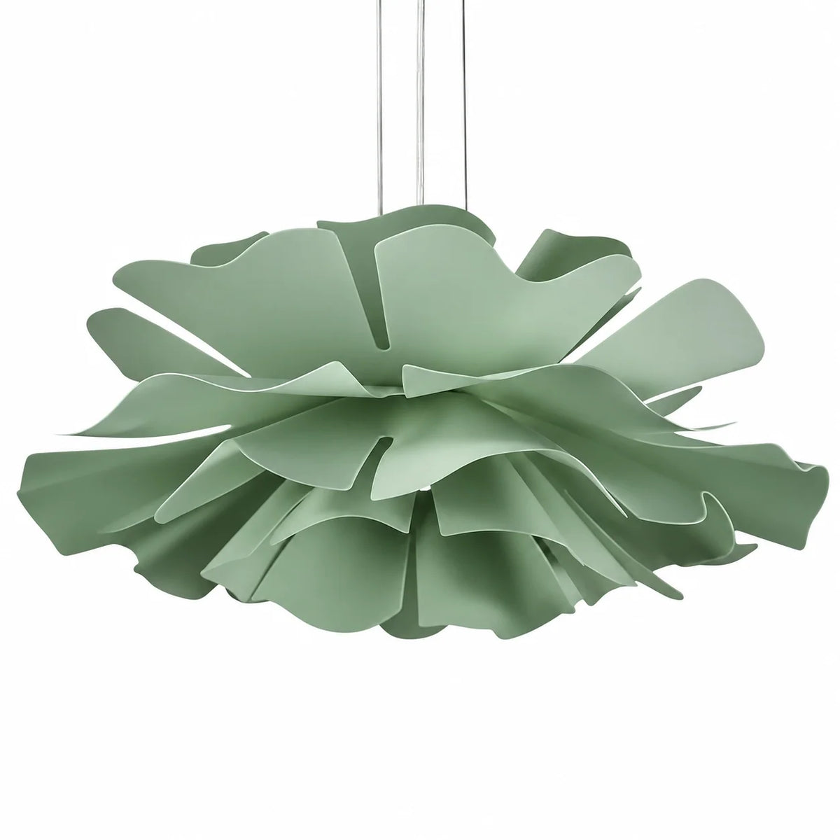 Suspension moderne pour plafond en acrylique en forme de fleur de lotus