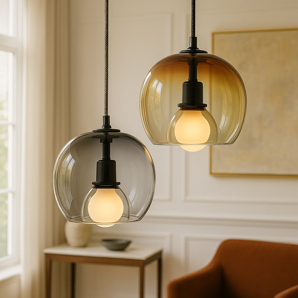 Modern Ombre Glass Pendant Lamp