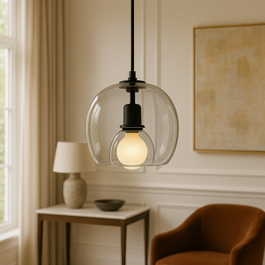 Modern Ombre Glass Pendant Lamp