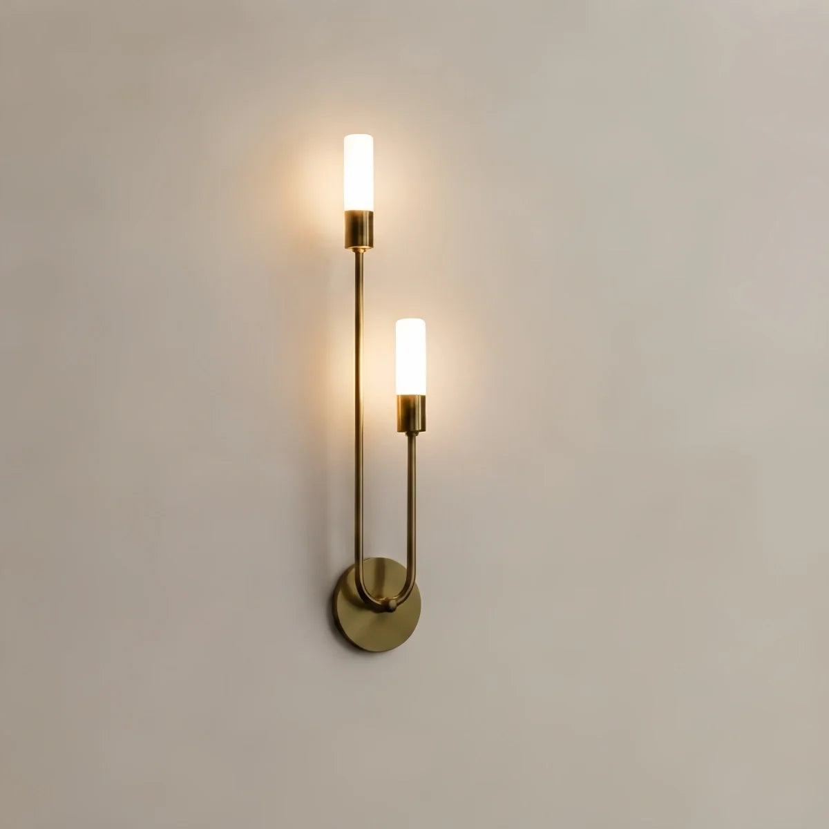 Modern U Shaped Gold LED Wall Light – Gold