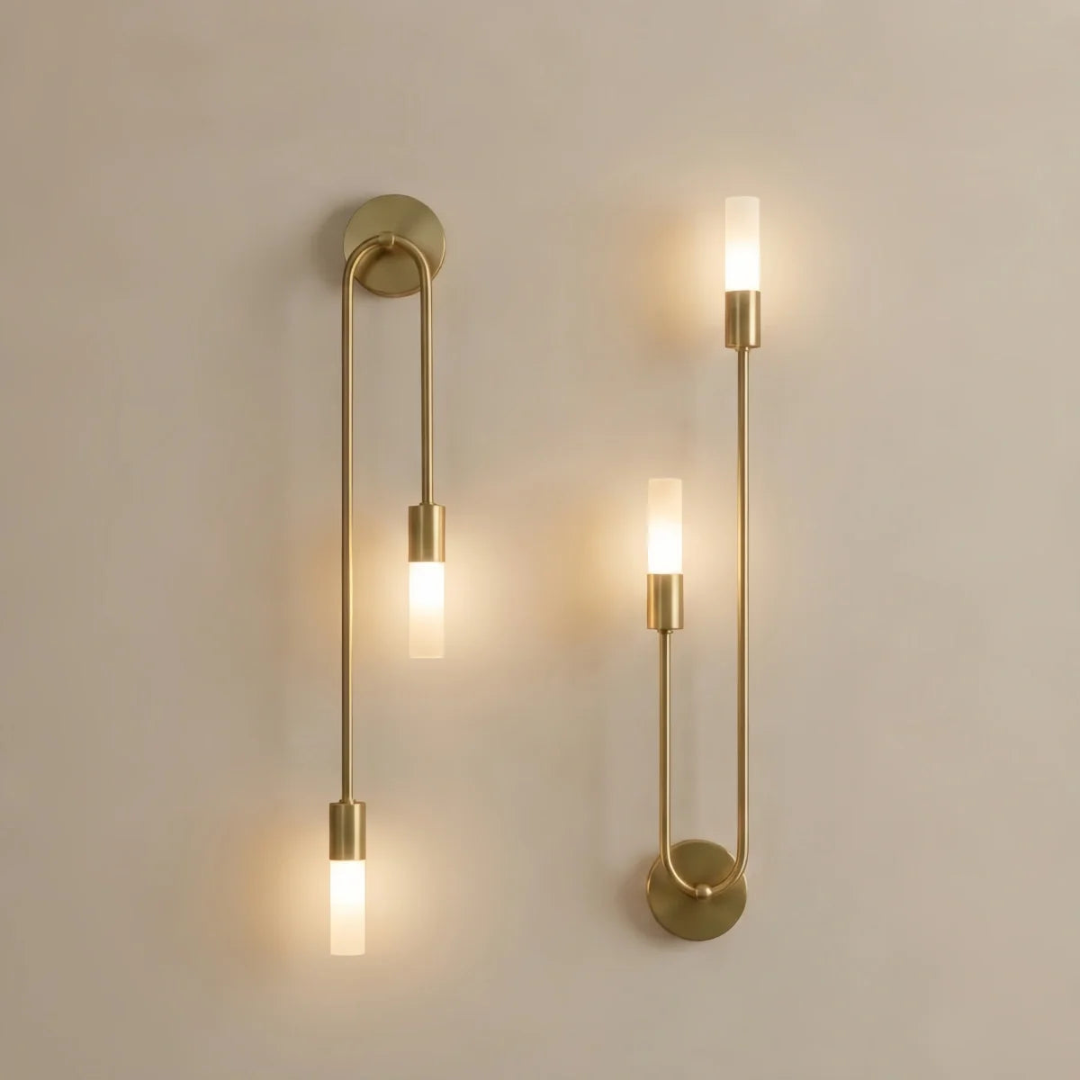 Modern U Shaped Gold LED Wall Light – Gold