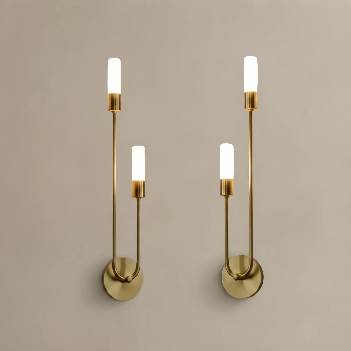 Modern U Shaped Gold LED Wall Light – Gold