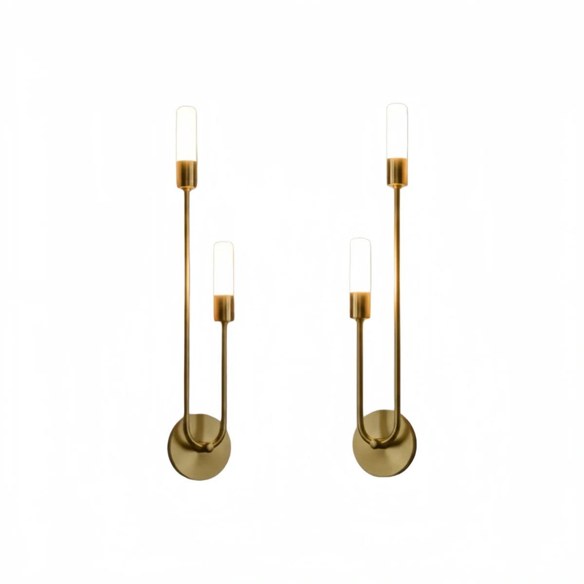Modern U Shaped Gold LED Wall Light