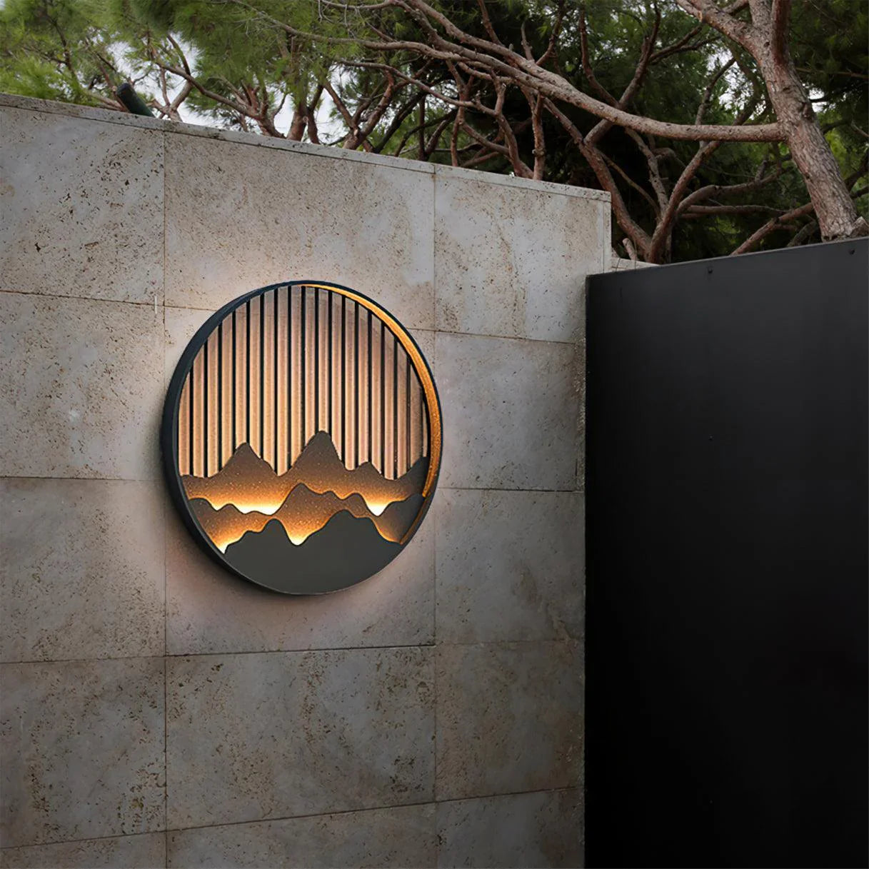 LED Outdoor Mountain Wall Lamp