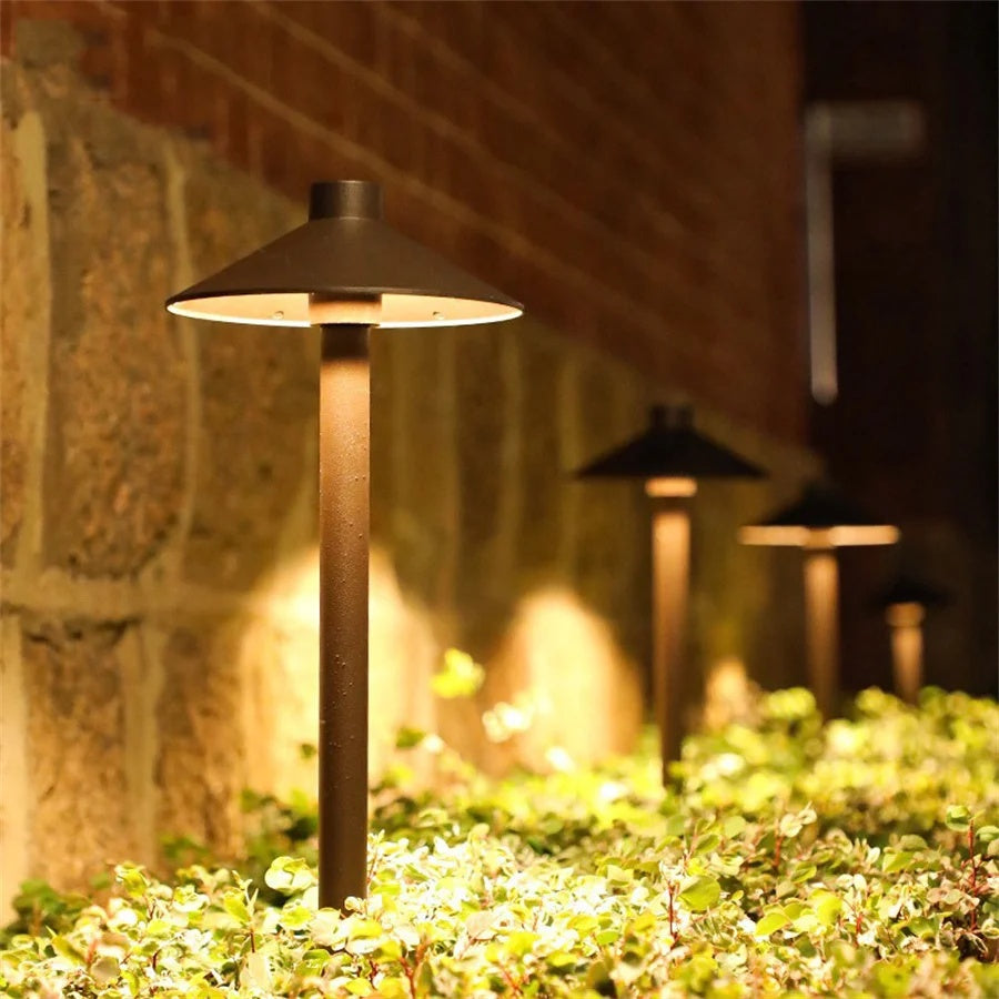 Mushroom Shaped Outdoor Path Light