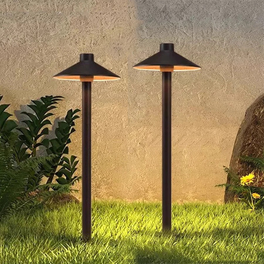 Mushroom Shaped Outdoor Path Light