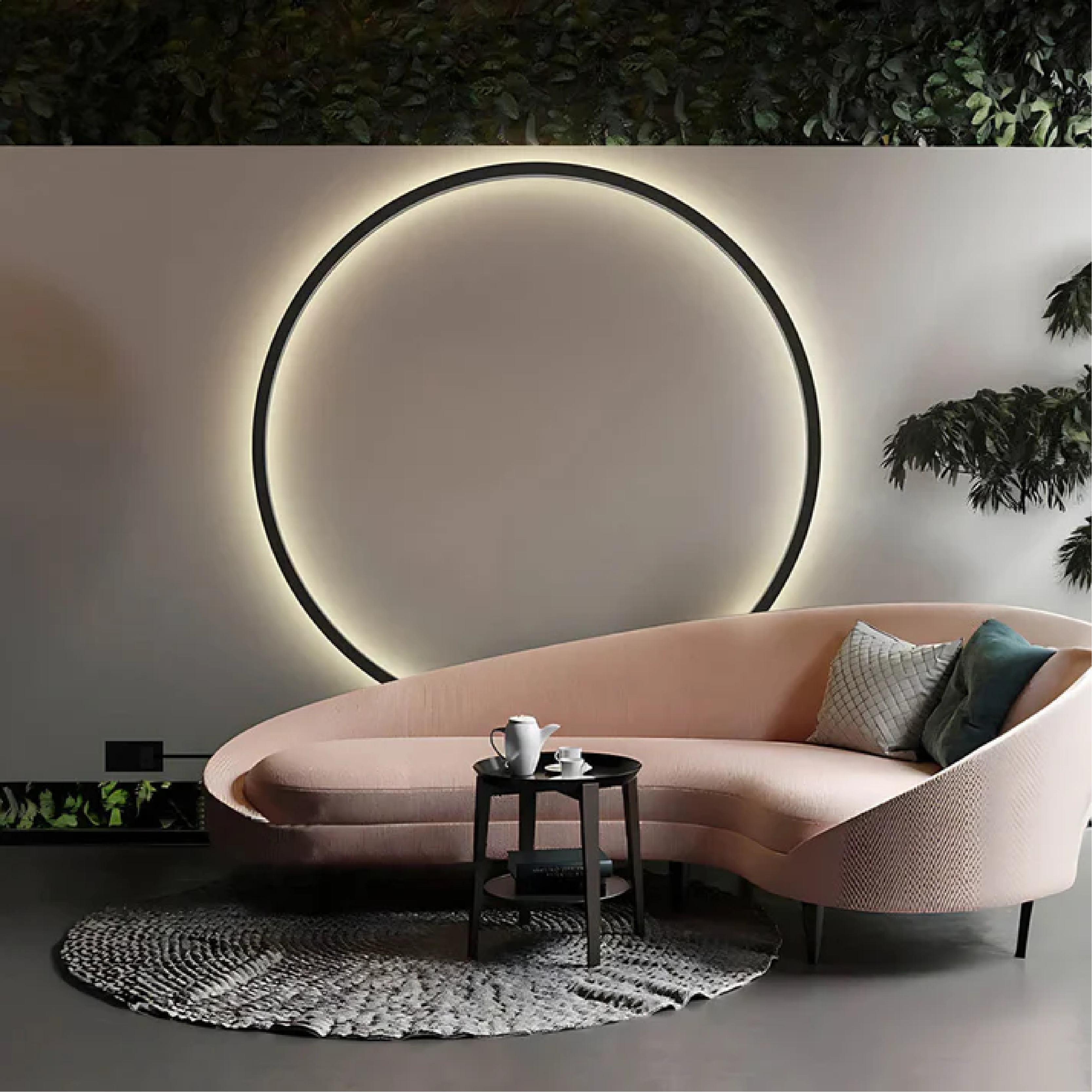 Modern Ring Wall Light