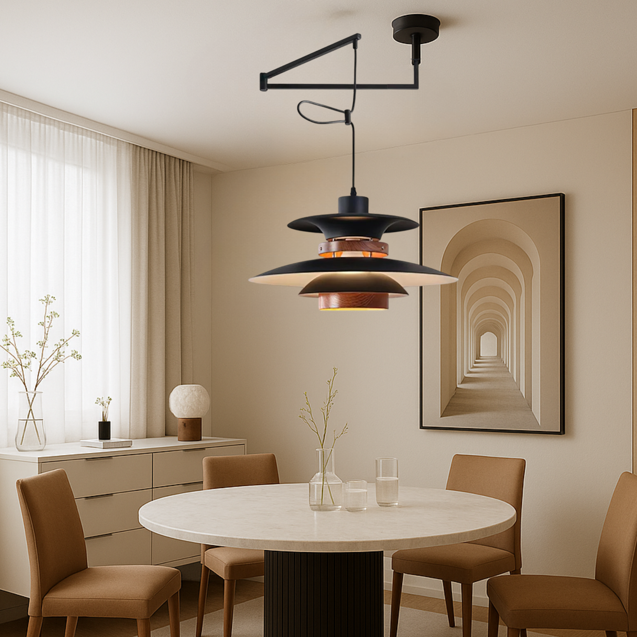Scandinavian Multi-Tier Designer Pendant Light