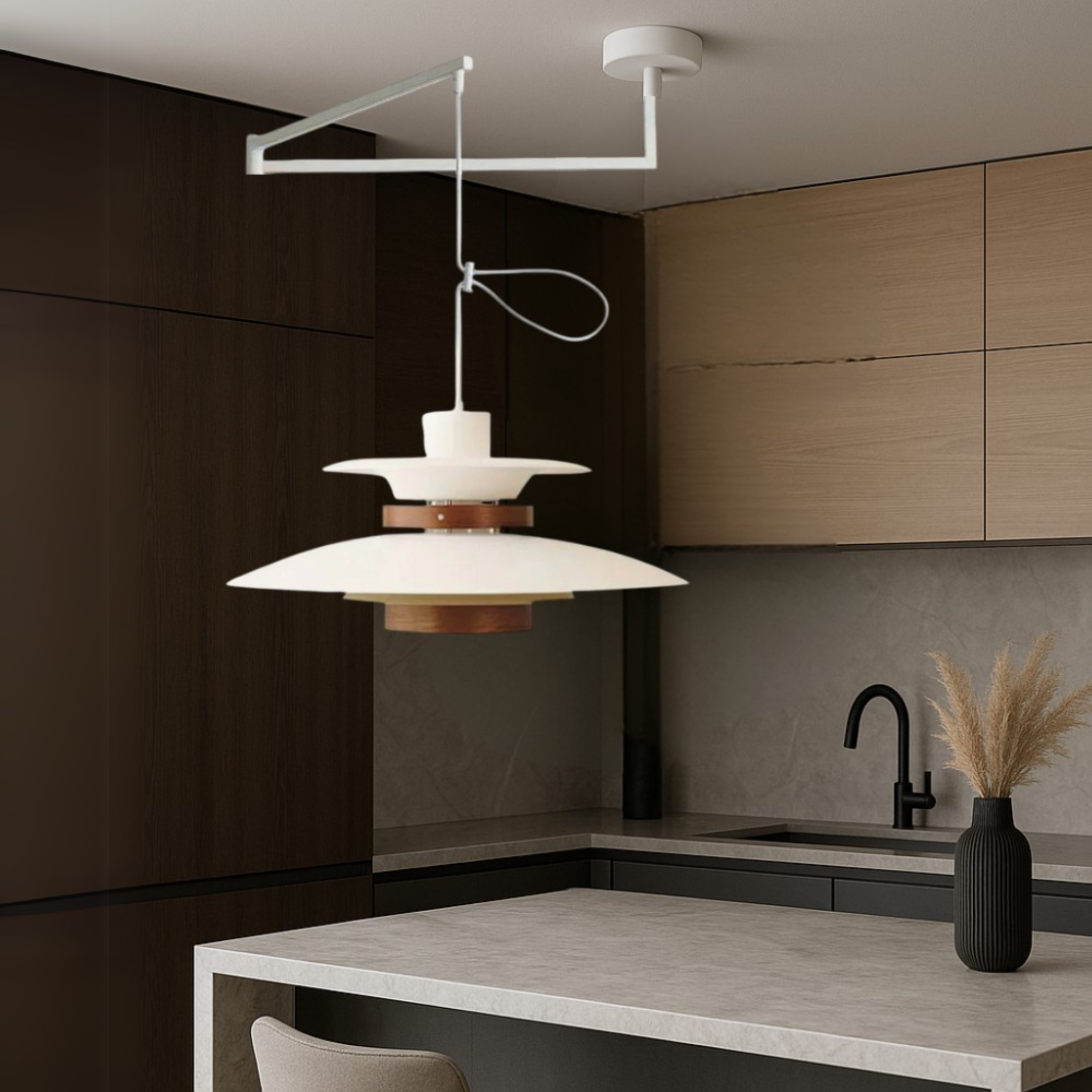 Scandinavian Multi-Tier Designer Pendant Light