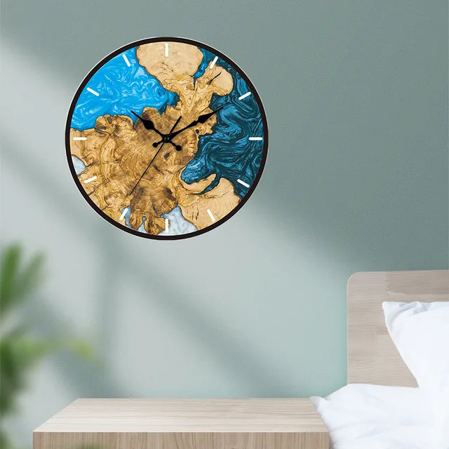 Modern Decorative Wall Clock for Living Room Interiors
