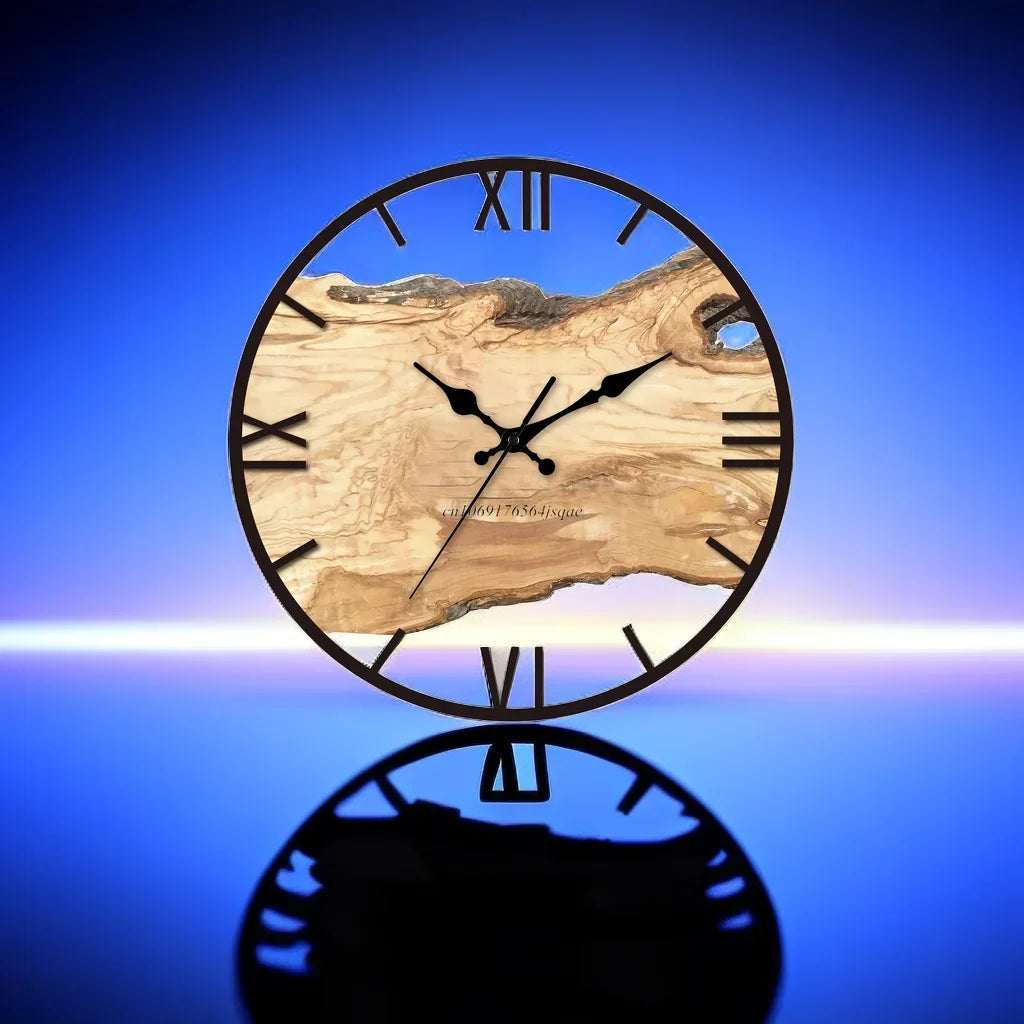 Modern Decorative Wall Clock for Living Room Interiors