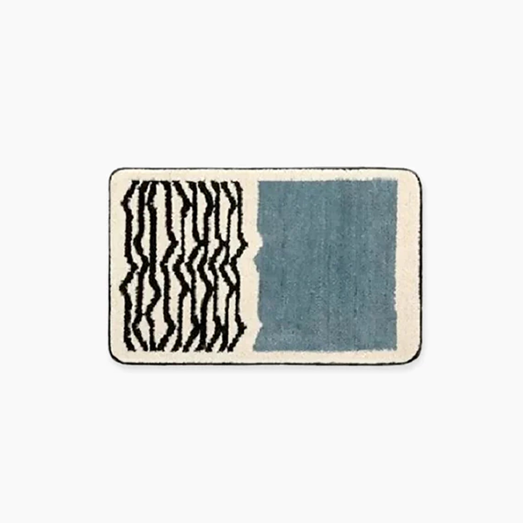 Abstract Pattern Bath Mat Non Slip Bathroom Floor