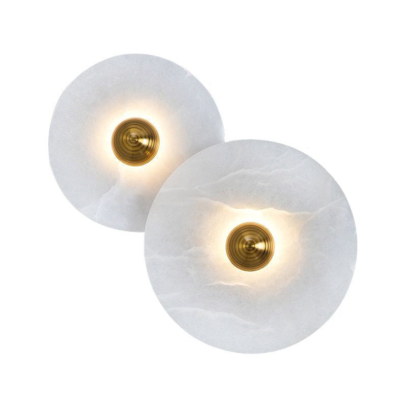 Nordic Alabaster Marble LED Wall Light for Living Room