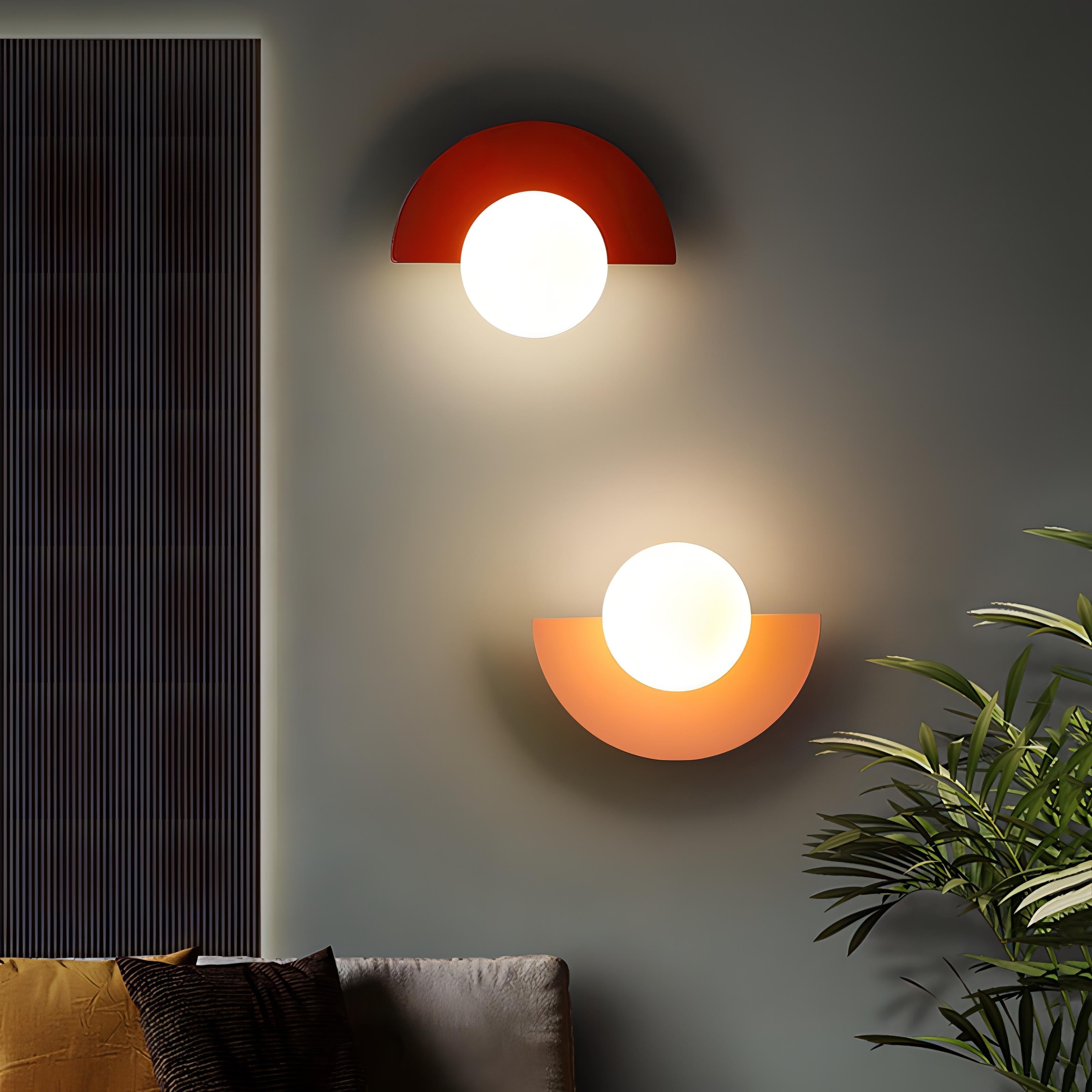 Applique murale LED nordique avec éclairage contemporain pour couloir