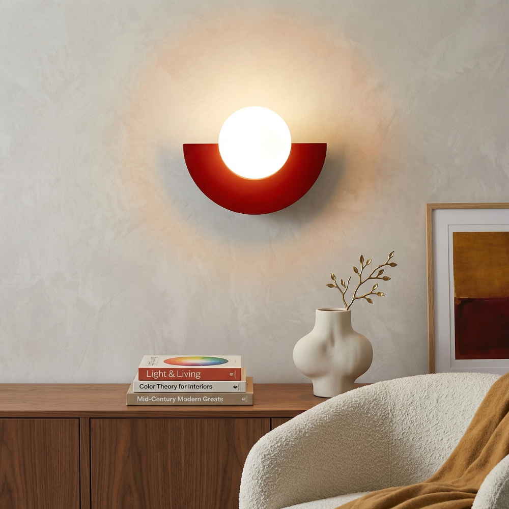 Applique murale LED nordique avec éclairage contemporain pour couloir