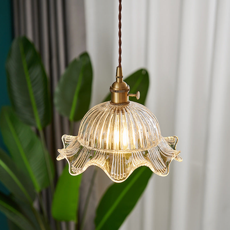 Scandinavian Vintage Clear Pendant Light