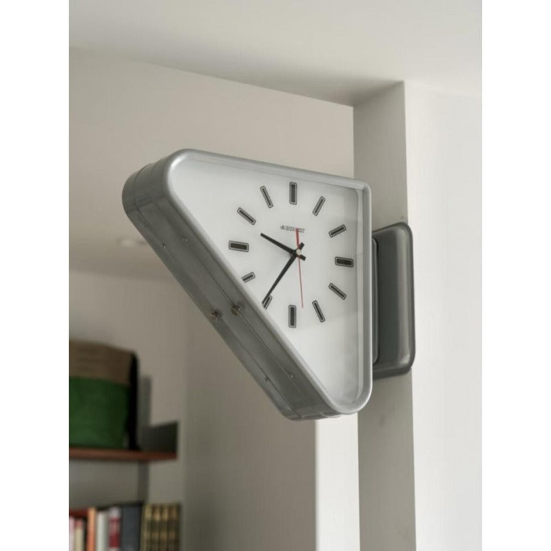 Geometric Minimalist Wall Clock Design