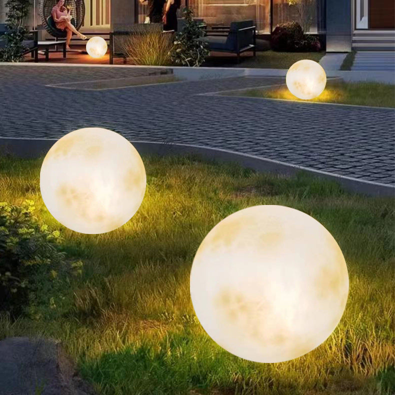 Garden Solar Powered Moon Lamp