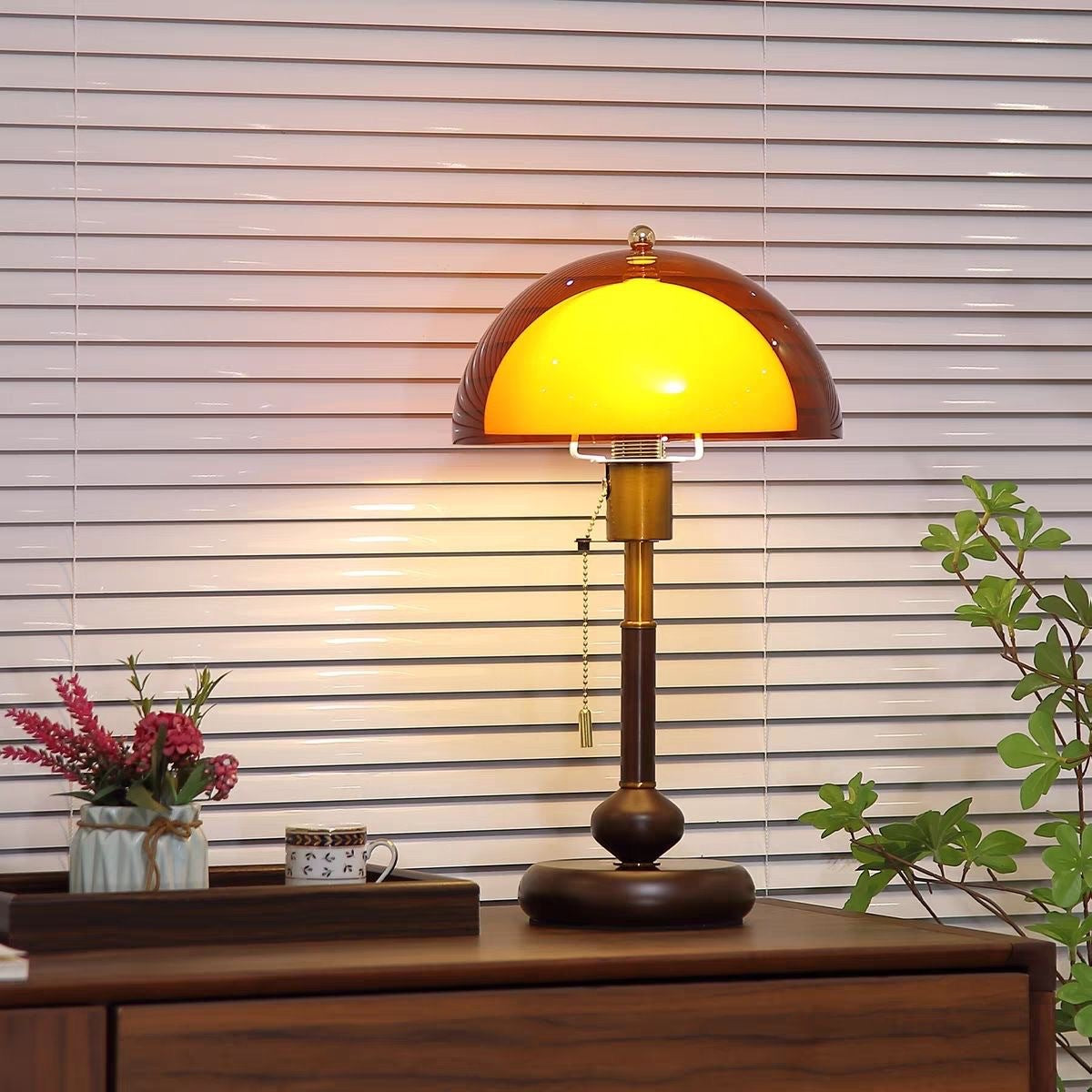 Vintage Banker Table Lamp