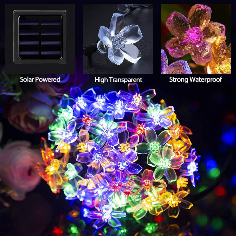 Zonne Bloem Stringverlichting Met Multikleurige LED