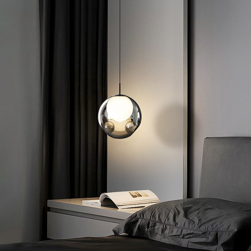 Glanzende Italiaanse glazen hanglamp