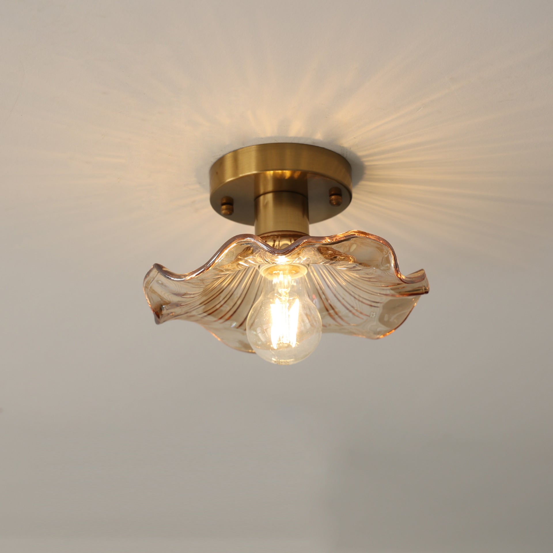Vintage Floral Ceiling Light