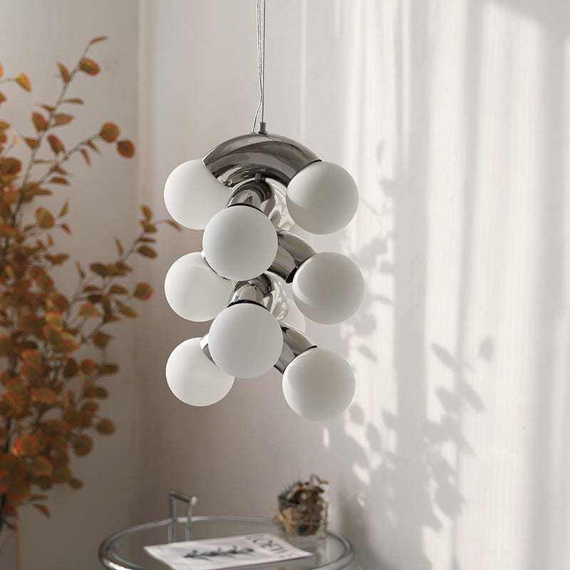 Clear Glass Bauhaus Style Pendant Light