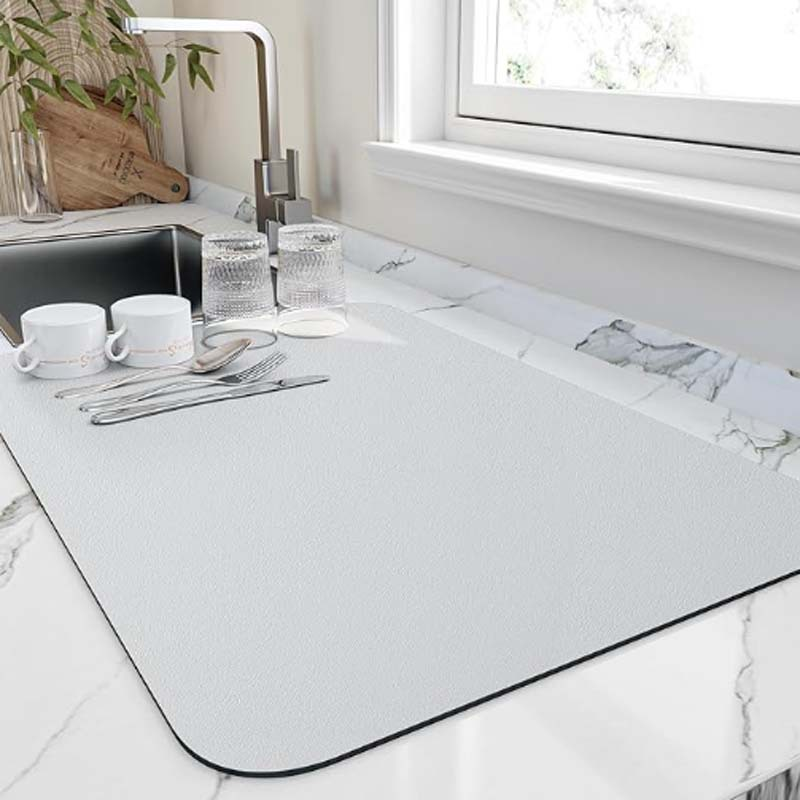 Kitchen Drying Mat Water Absorbent Dish Drying Pad