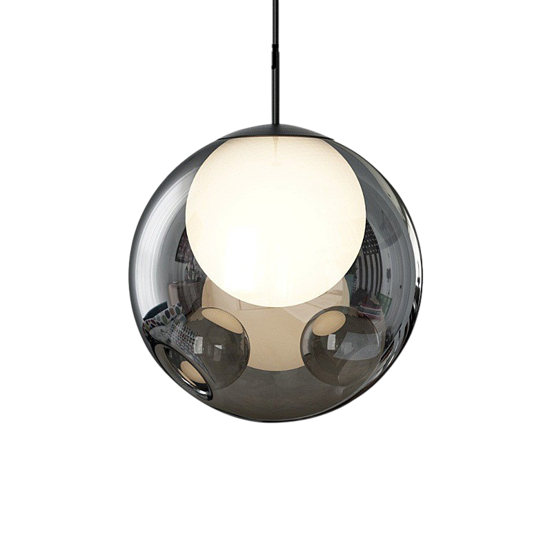Glanzende Italiaanse glazen hanglamp