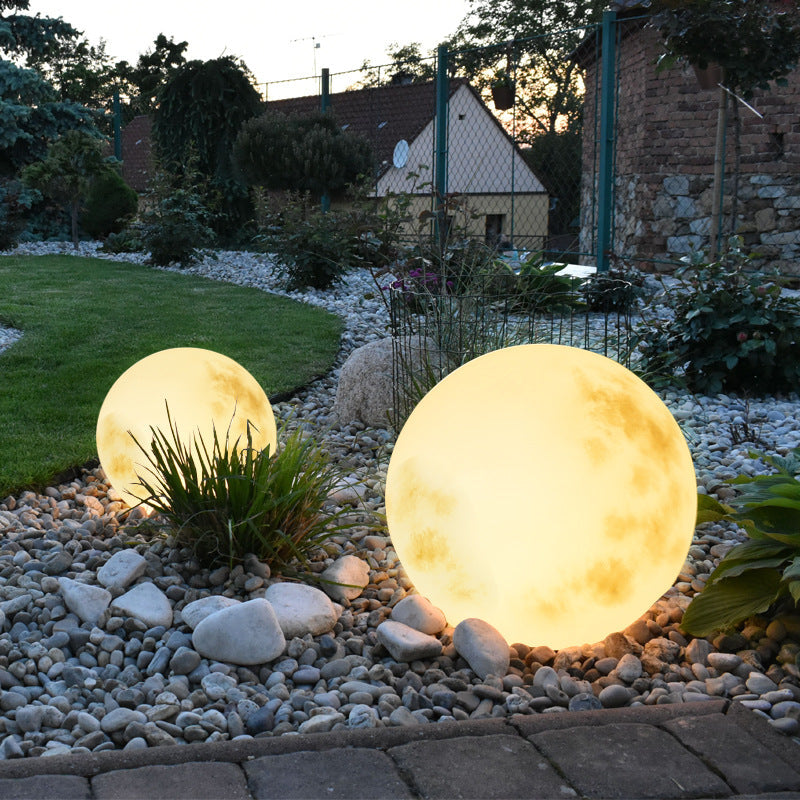 Garden Solar Powered Moon Lamp