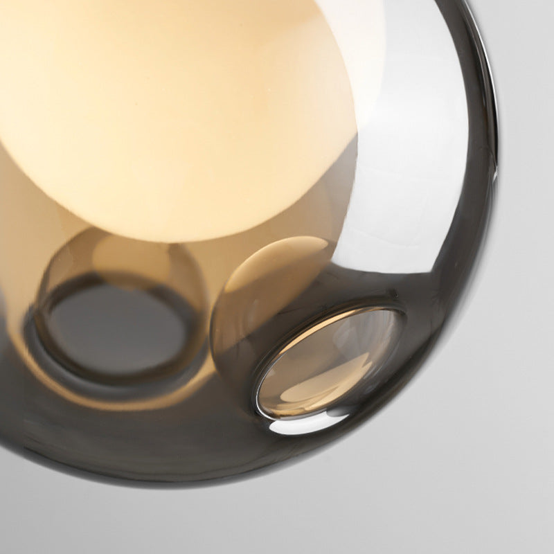 Glanzende Italiaanse glazen hanglamp