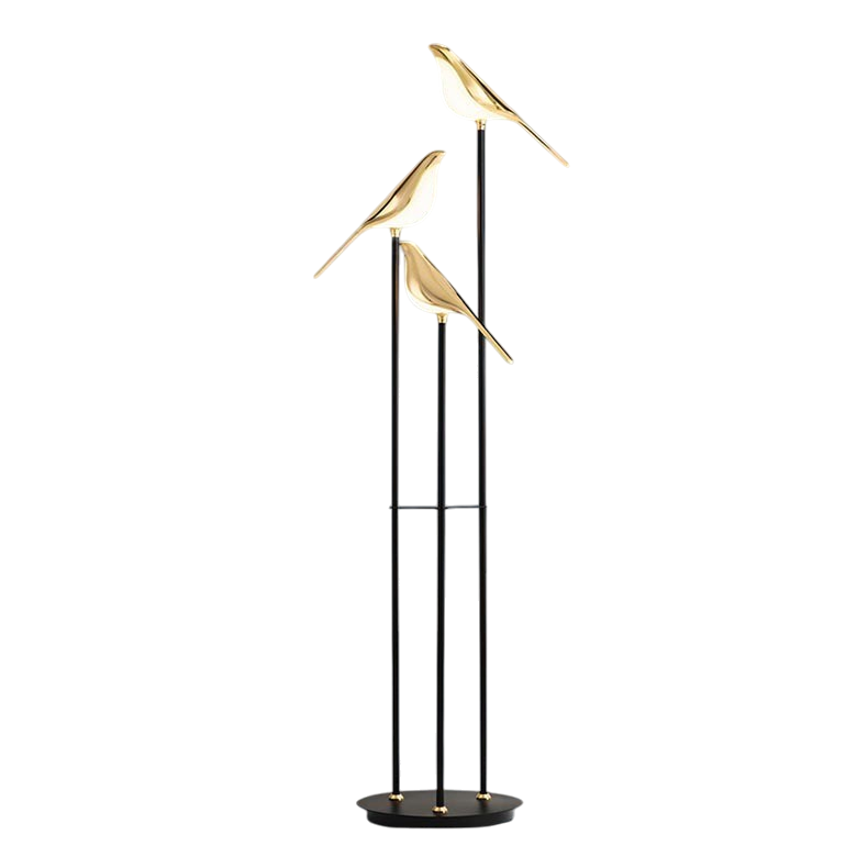 Sculptural Bird Floor Lamp