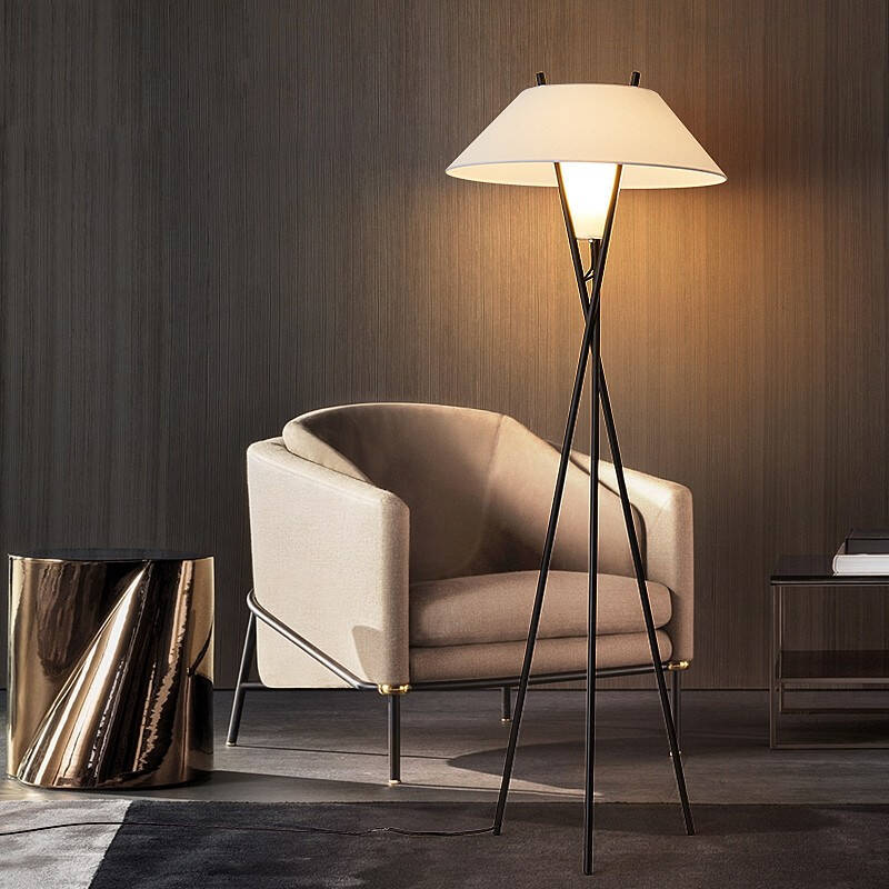 Minimalist Fabric Floor Lamp