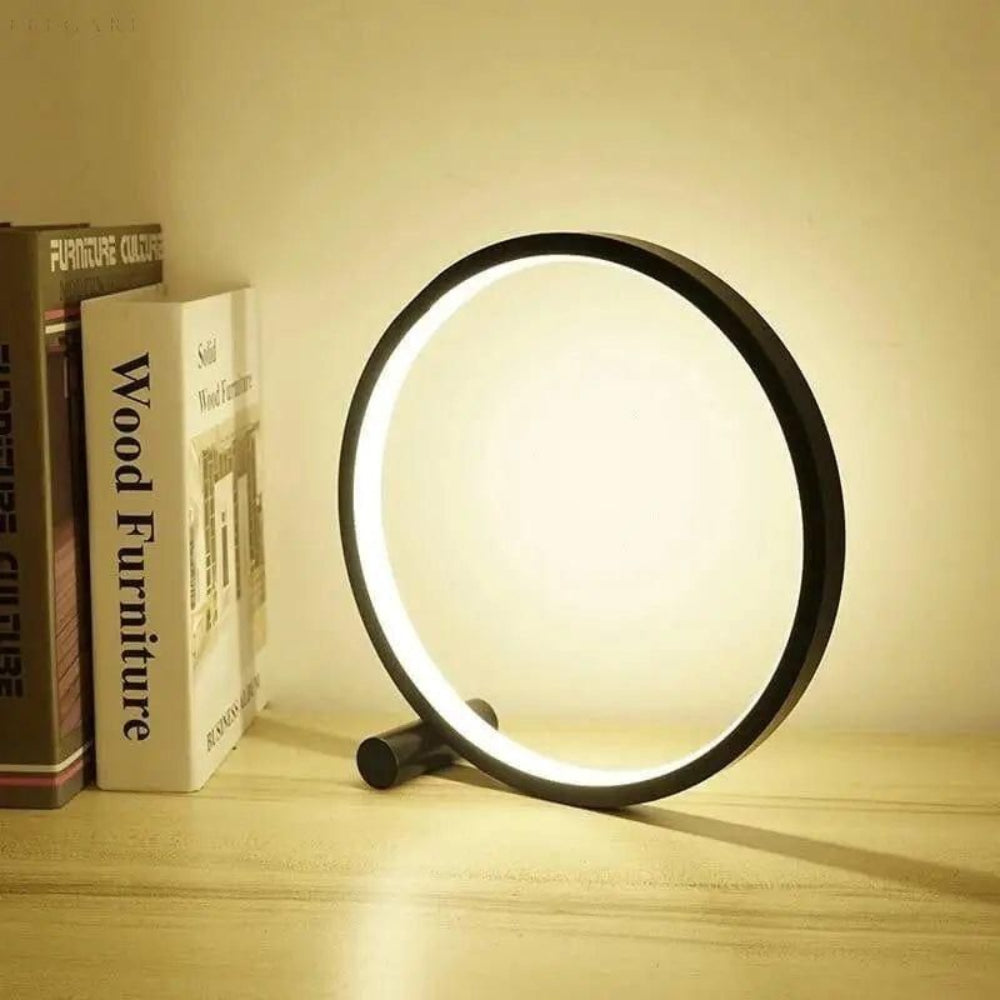 Dimmable LED Ring Desk Lamp