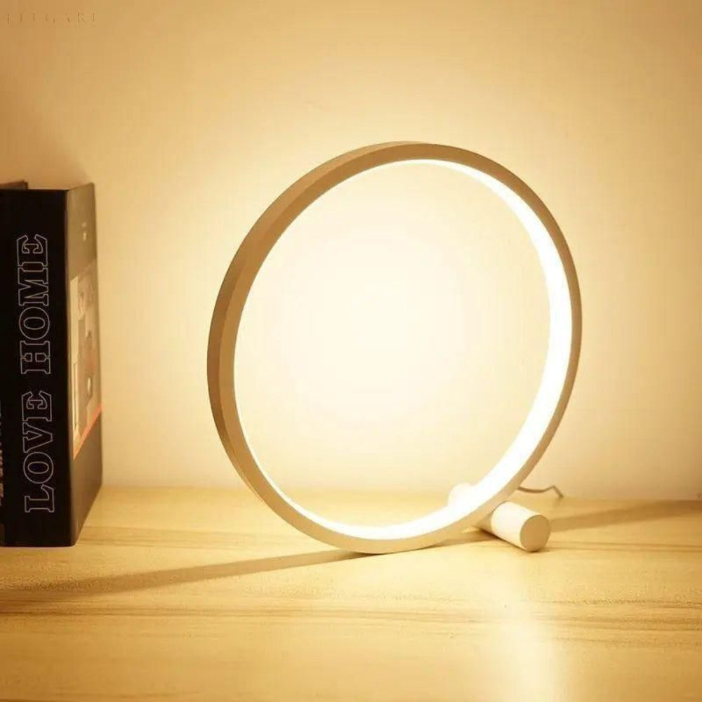 Dimmable LED Ring Desk Lamp