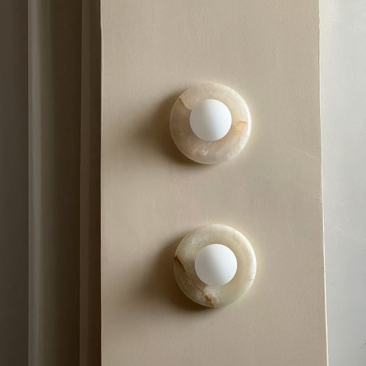 Marble Wall Sconce Modern Indoor LED Wall Light Elegant Fixture