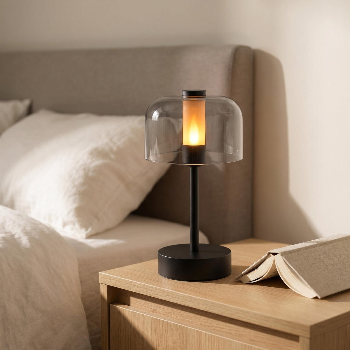 Lampe de table LED portable rechargeable à intensité variable