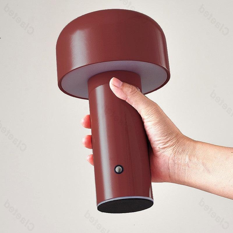 Lampe de table champignon rétro italienne portable