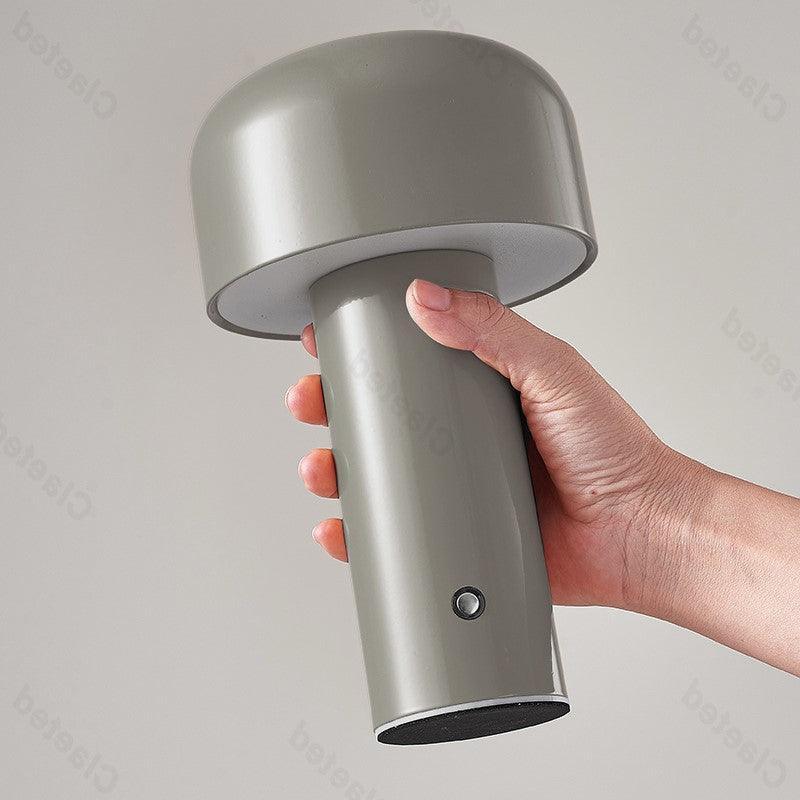Lampe de table champignon rétro italienne portable