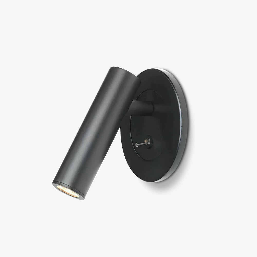 Adjustable Metal Wall Reading Lamp with Cylindrical Head