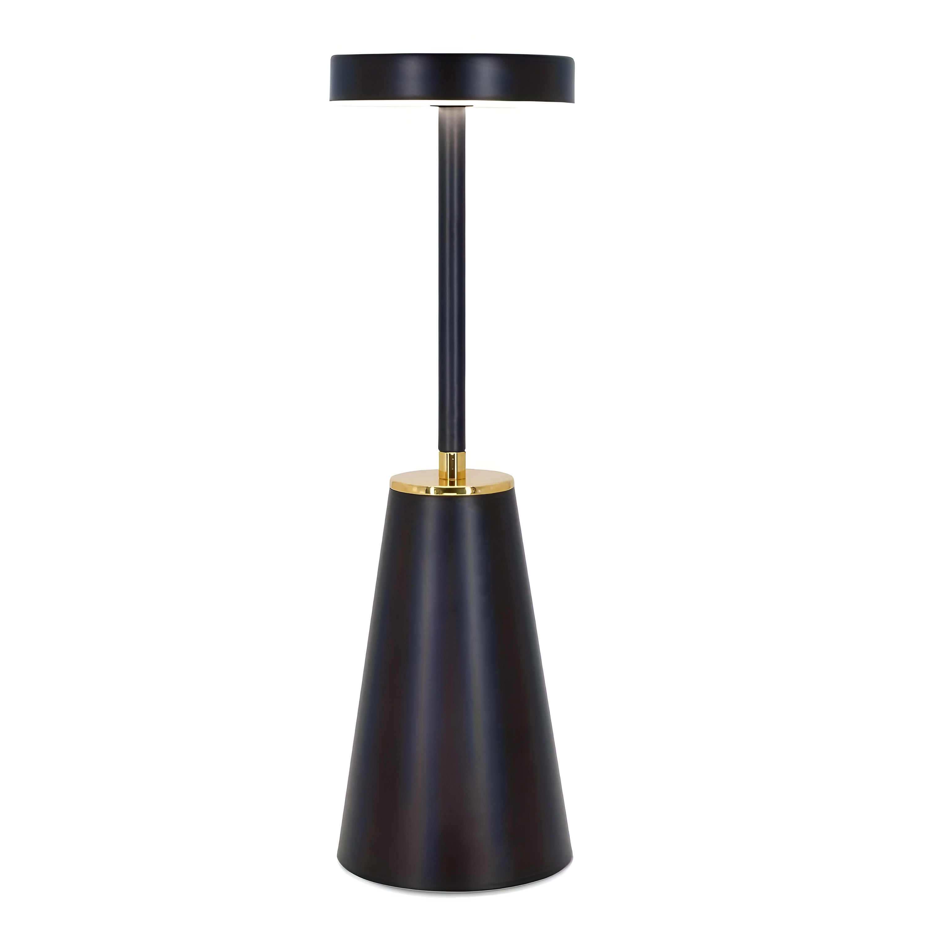 Oplaadbare LED-bureaulamp met kegelvormige standaard