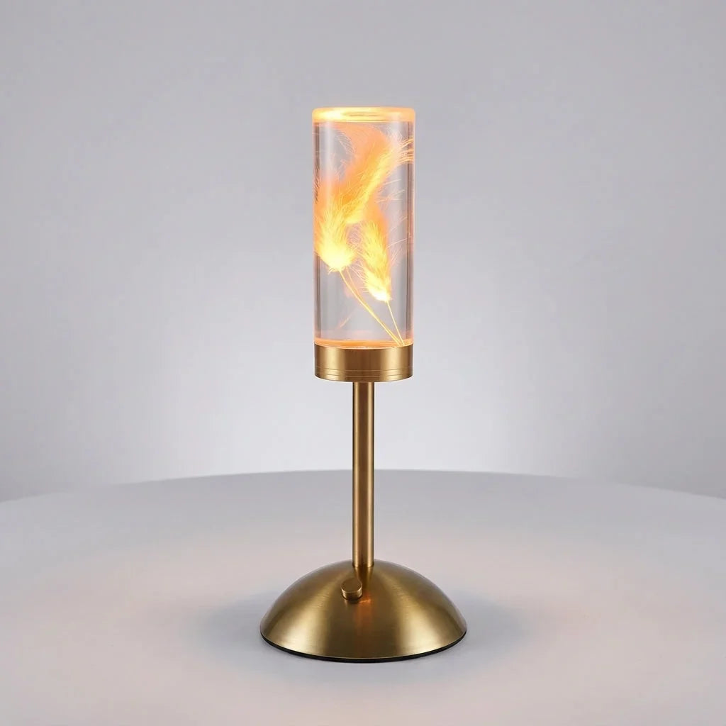 Petite lampe de table rechargeable avec LED à couleur changeante