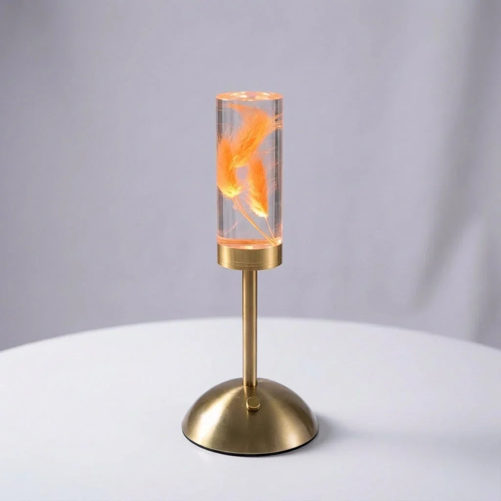 Petite lampe de table rechargeable avec LED à couleur changeante