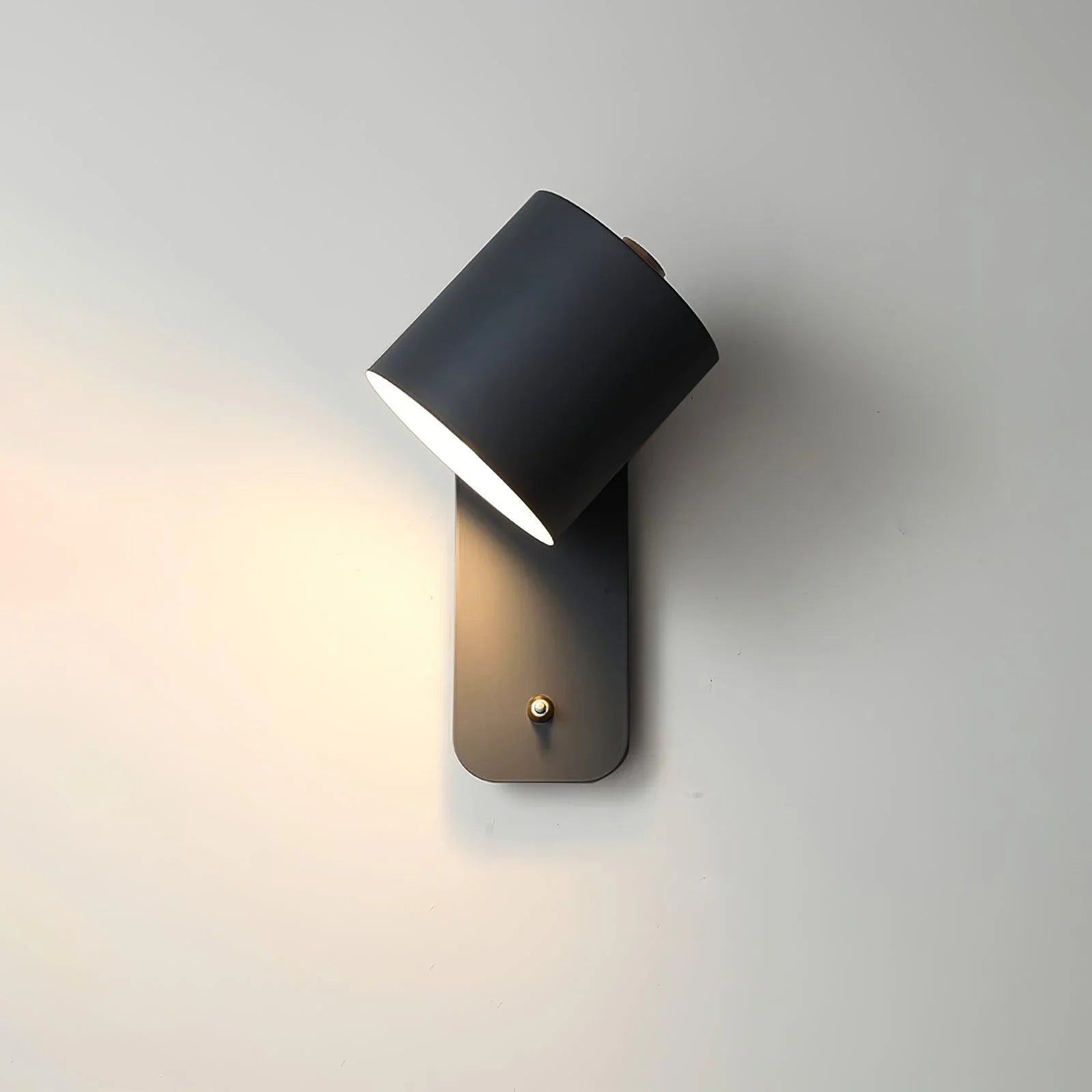 Modern Cylinder Plug-in Wall Lamp