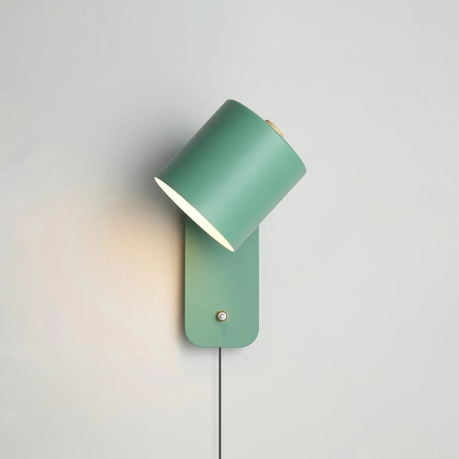 Modern Cylinder Plug-in Wall Lamp