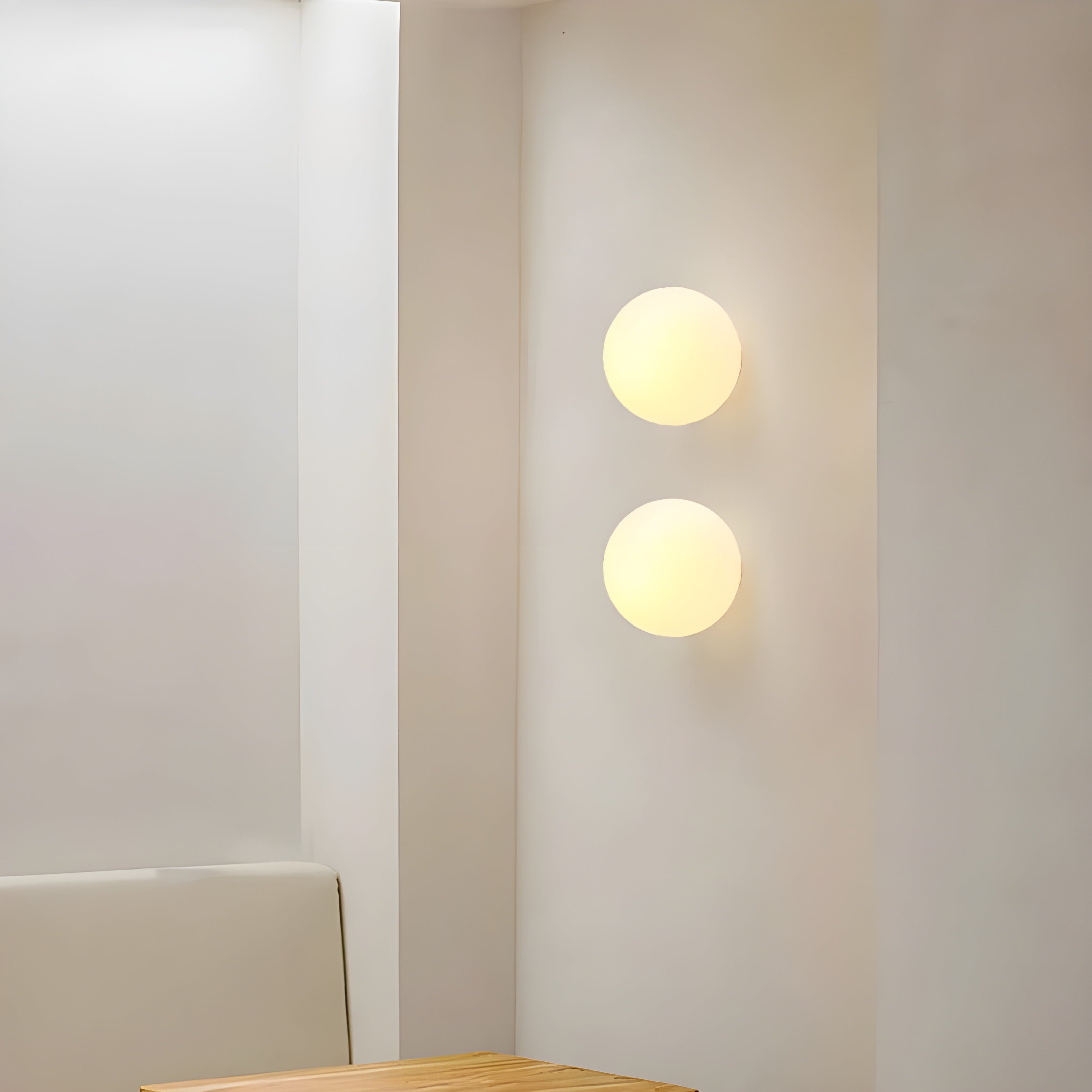 Modern Frosted Glass Wall Lamp